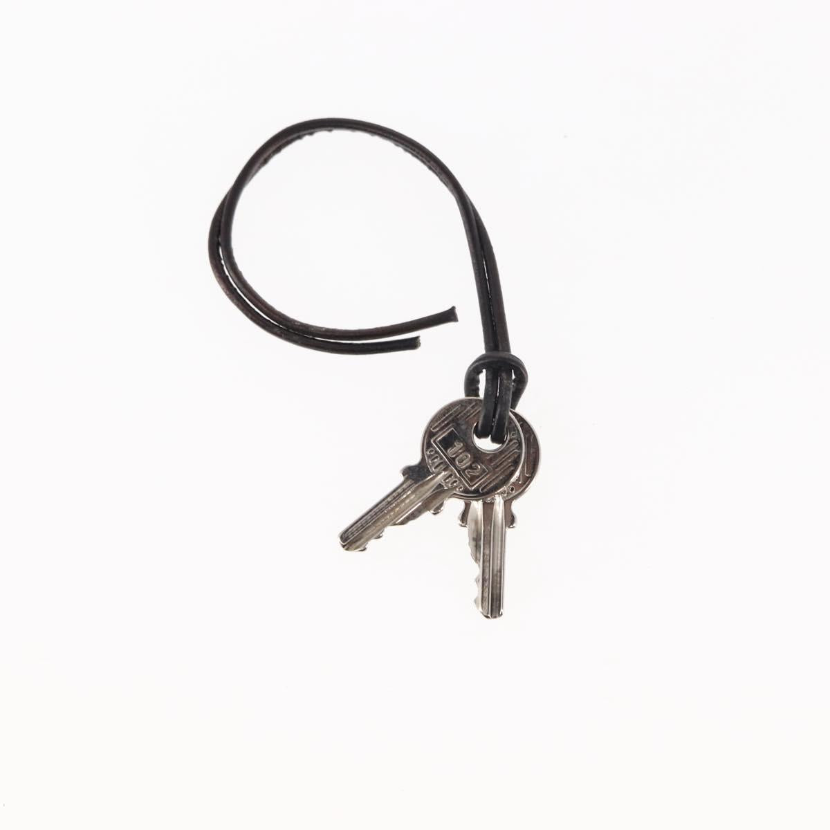 HERMES Cadena Padlock metal Silver Auth hk3164