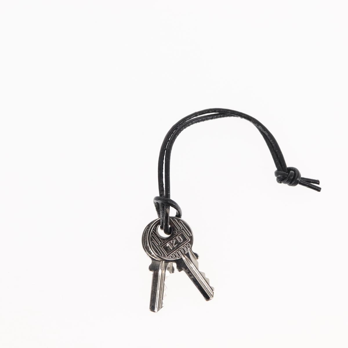 HERMES Cadena Padlock metal Silver Auth hk3165