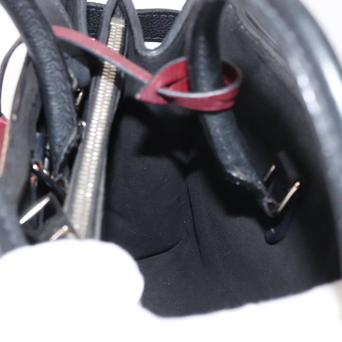 LOUIS VUITTON Epi Twisted Tote Bag Beige Black M51846 LV Auth hk3171