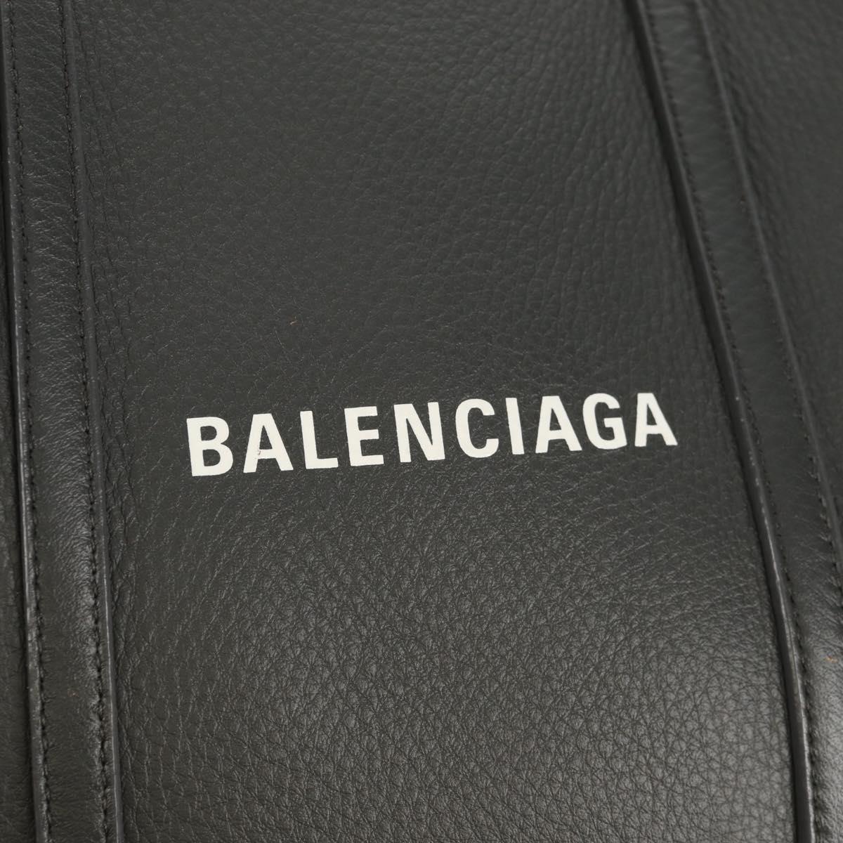 BALENCIAGA Everyday Tote XS Bag Leather 2way Gray Auth hk3191
