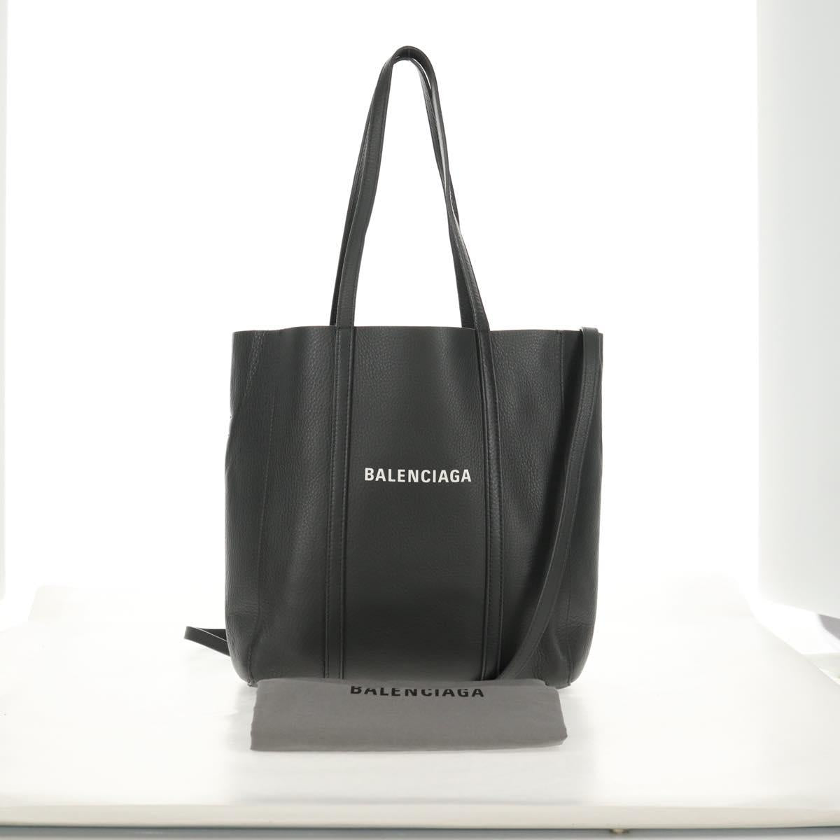 BALENCIAGA Everyday Tote XS Bag Leather 2way Gray Auth hk3191
