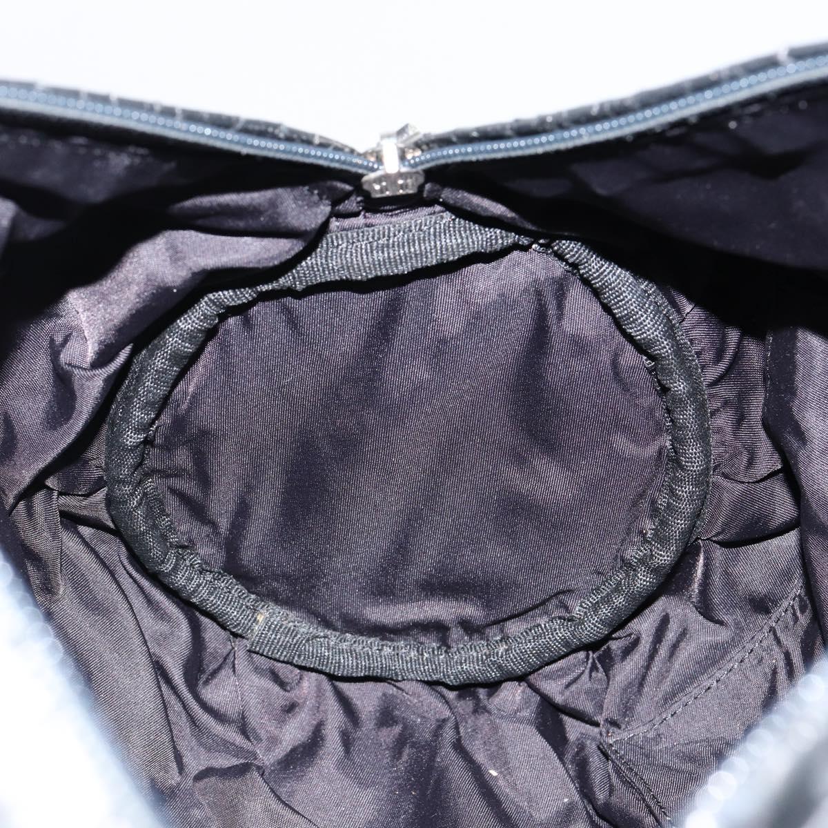 CHANEL Sports Hand Bag PVC Gray Silver CC Auth hk3194