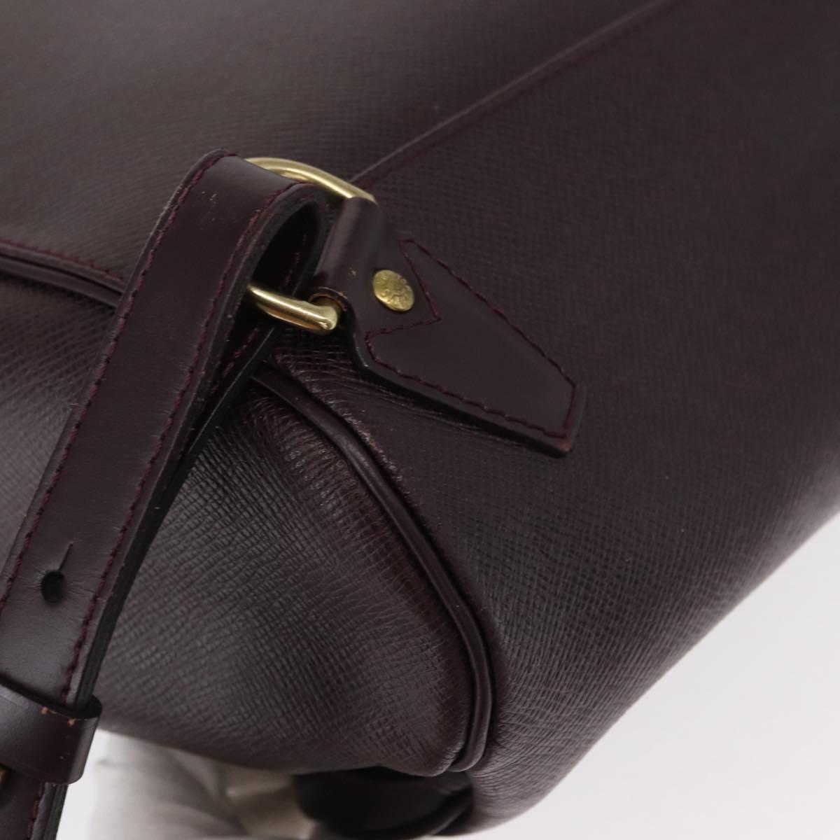 LOUIS VUITTON Taiga Cashier Backpack Acajou M30176 LV Auth hk3196