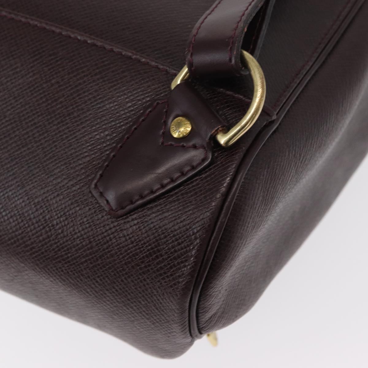 LOUIS VUITTON Taiga Cashier Backpack Acajou M30176 LV Auth hk3196