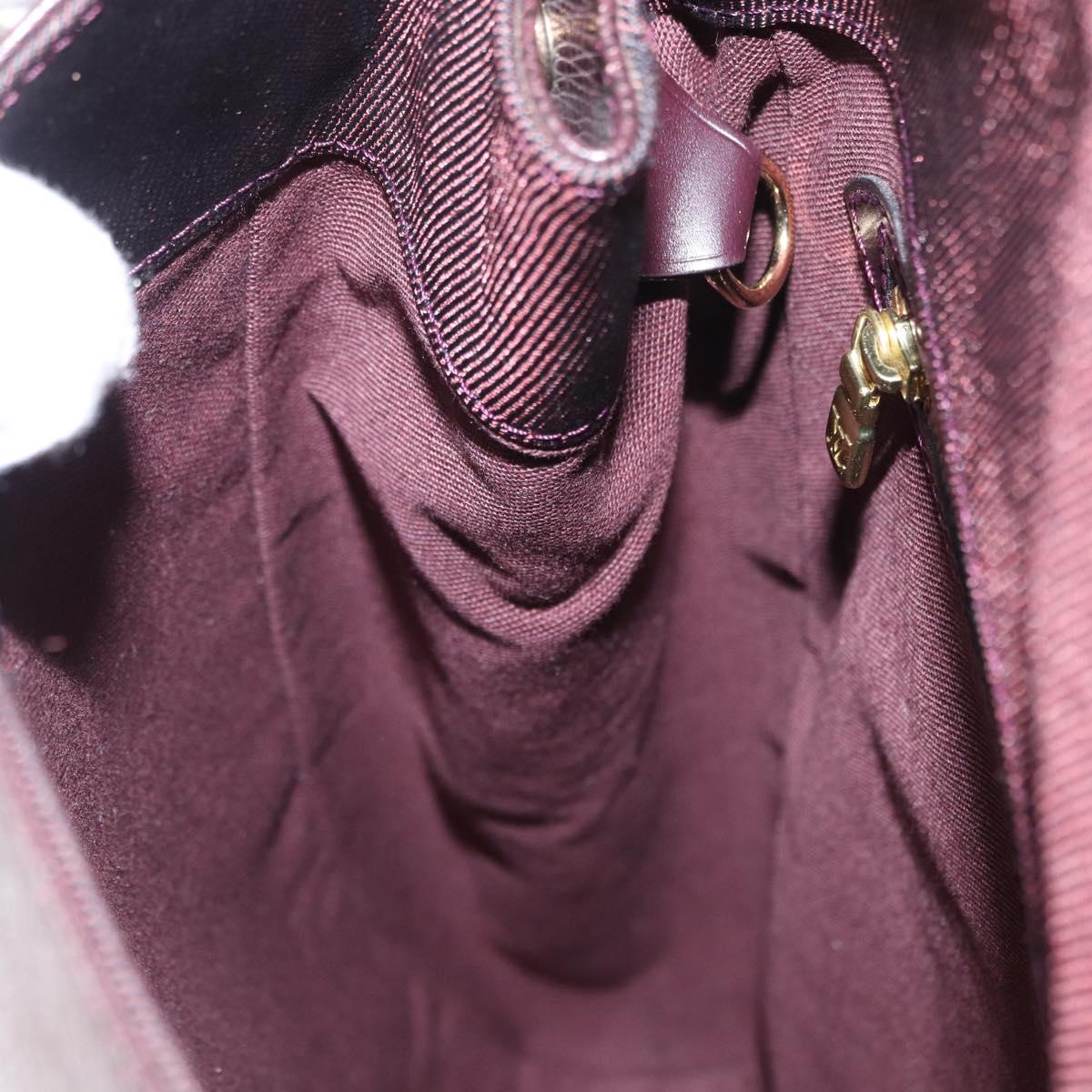 LOUIS VUITTON Taiga Cashier Backpack Acajou M30176 LV Auth hk3196