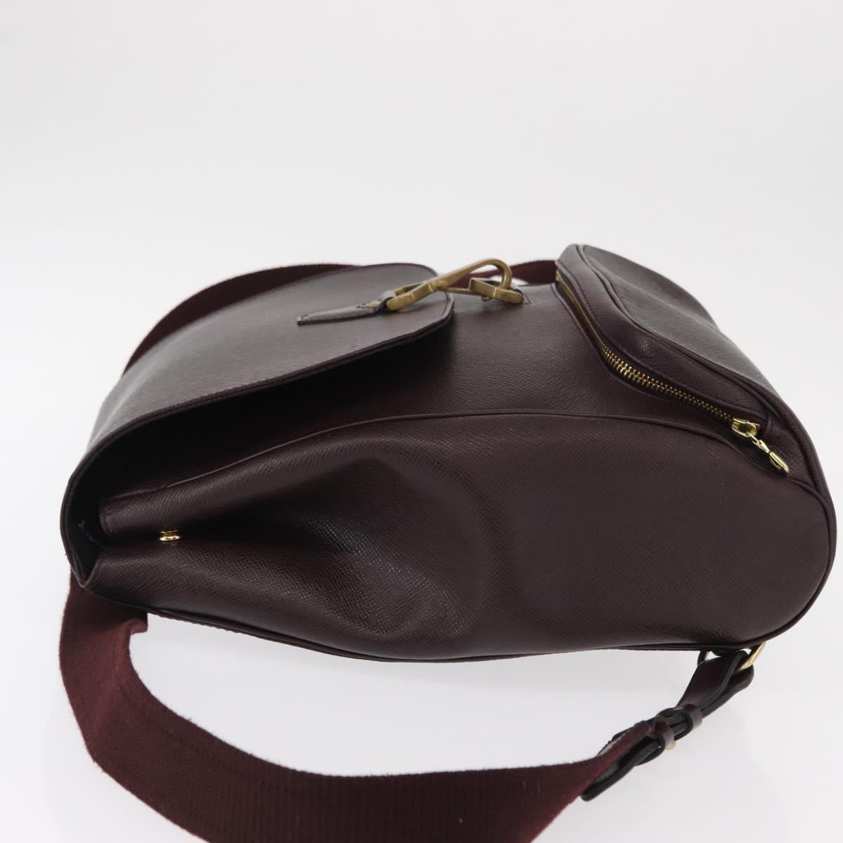 LOUIS VUITTON Taiga Cashier Backpack Acajou M30176 LV Auth hk3196