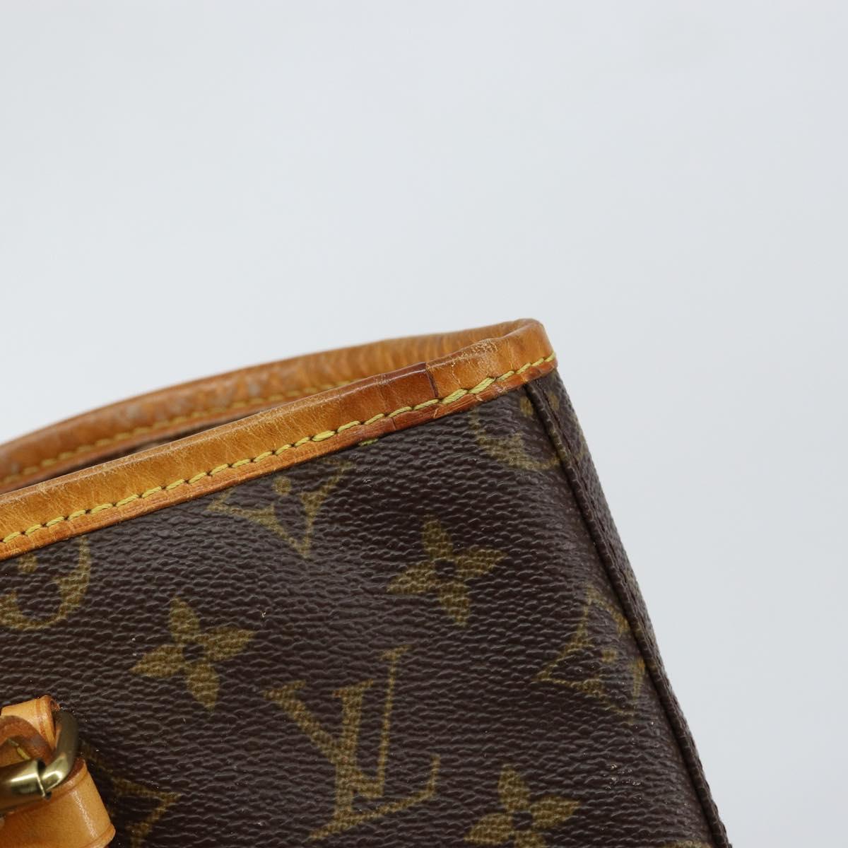 LOUIS VUITTON Monogram Bucket GM Shoulder Bag M42236 LV Auth hk3203