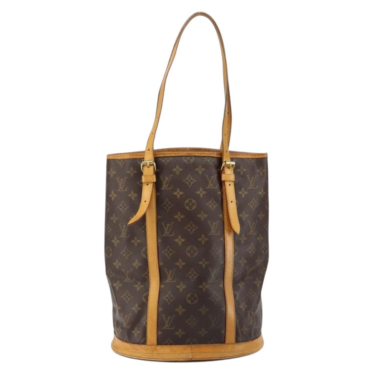 LOUIS VUITTON Monogram Bucket GM Shoulder Bag M42236 LV Auth hk3203