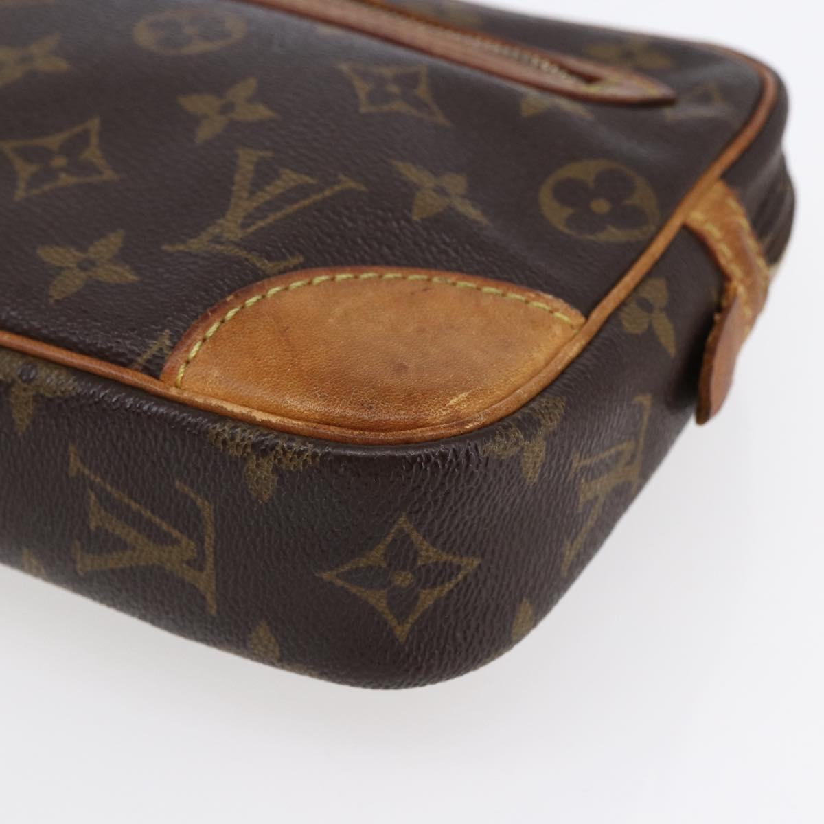 LOUIS VUITTON Monogram Marly Dragonne GM Clutch Bag M51825 LV Auth hk3205
