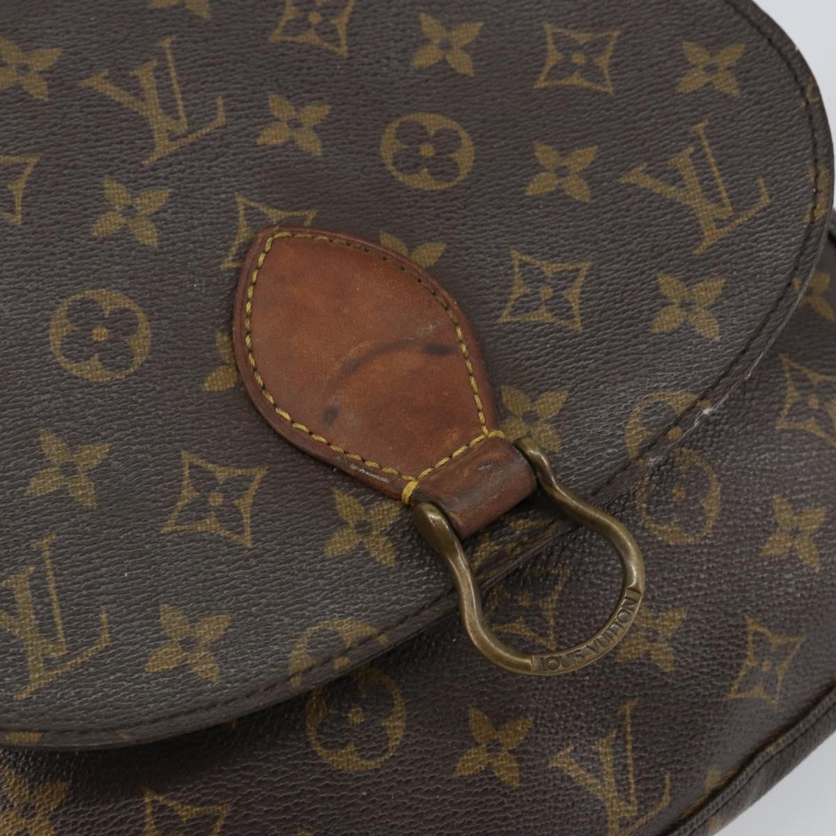LOUIS VUITTON Monogram Saint Cloud GM Shoulder Bag M51242 LV Auth hk3208