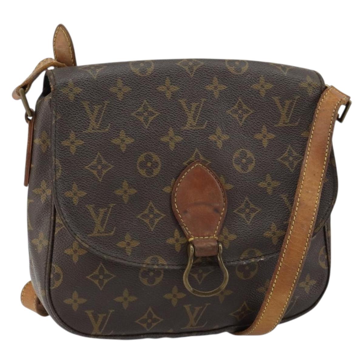 LOUIS VUITTON Monogram Saint Cloud GM Shoulder Bag M51242 LV Auth hk3208