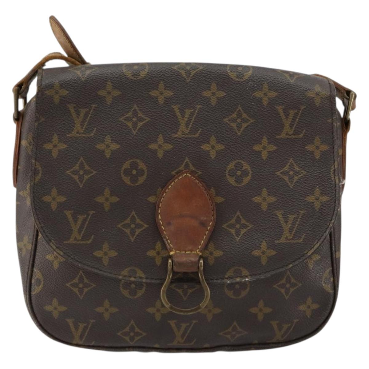 LOUIS VUITTON Monogram Saint Cloud GM Shoulder Bag M51242 LV Auth hk3208