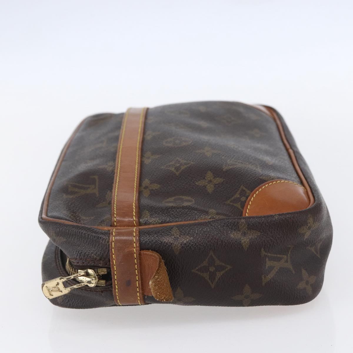 LOUIS VUITTON Monogram Compiegne 28 Clutch Bag M51845 LV Auth hk3210
