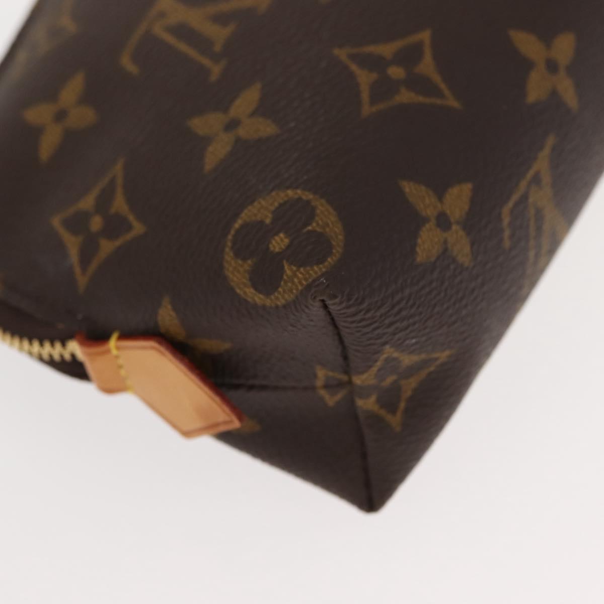 LOUIS VUITTON Monogram Pochette Cosmetic PM Pouch M43998 LV Auth hk3214