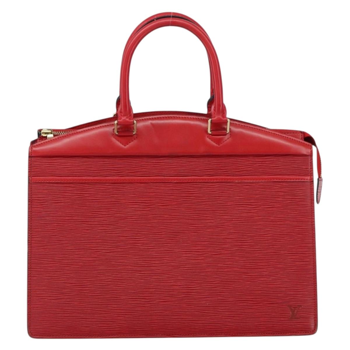 LOUIS VUITTON Epi Riviera Hand Bag Red M48187 LV Auth hk3218