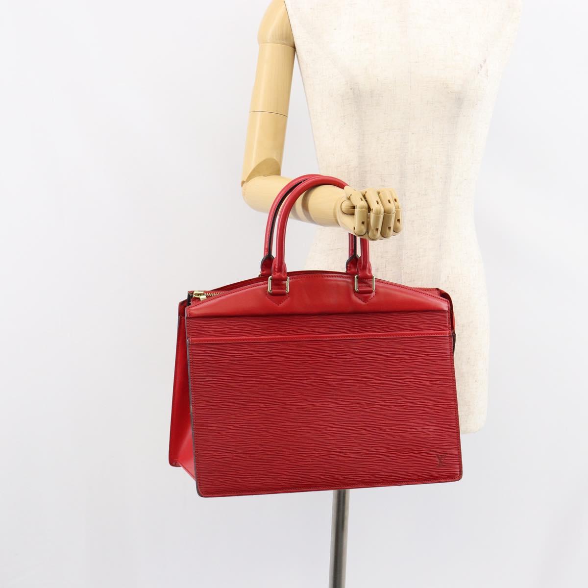 LOUIS VUITTON Epi Riviera Hand Bag Red M48187 LV Auth hk3218