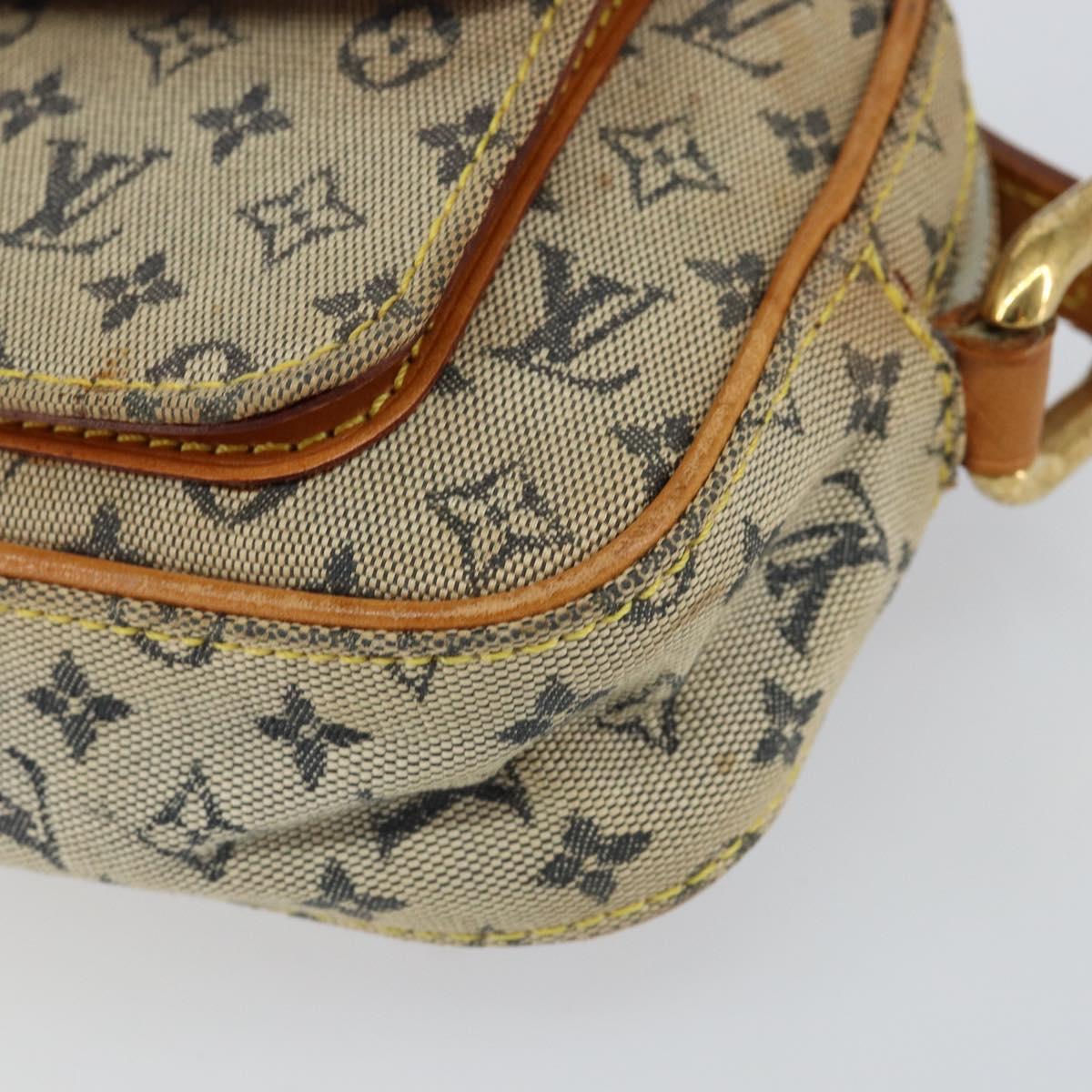 LOUIS VUITTON Monogram Mini Juliet MM Shoulder Bag Blue M92004 LV Auth hk3221