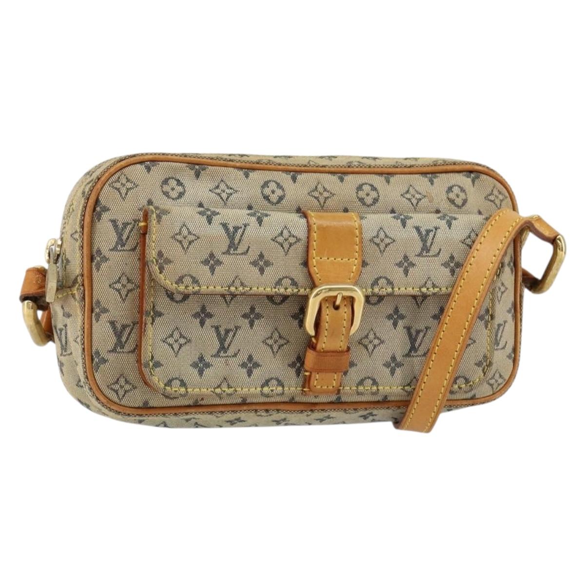 LOUIS VUITTON Monogram Mini Juliet MM Shoulder Bag Blue M92004 LV Auth hk3221