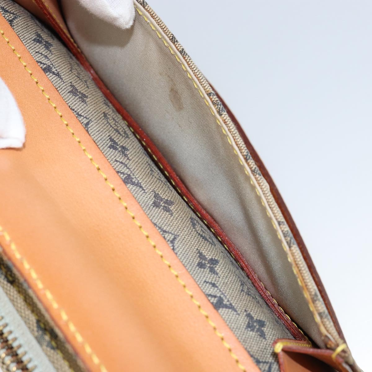 LOUIS VUITTON Monogram Mini Juliet MM Shoulder Bag Blue M92004 LV Auth hk3221