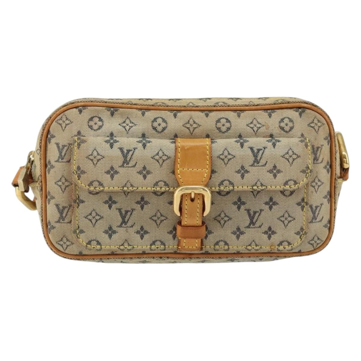 LOUIS VUITTON Monogram Mini Juliet MM Shoulder Bag Blue M92004 LV Auth hk3221