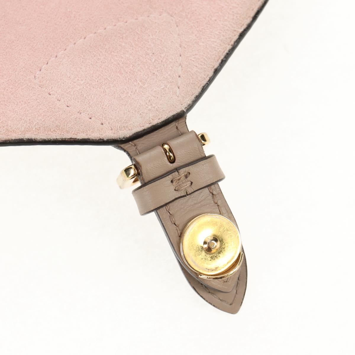 LOUIS VUITTON Monogram Empreinte Montsouris PM Bag Bronze M45410 LV Auth hk3223M