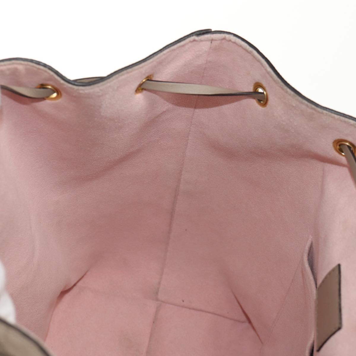 LOUIS VUITTON Monogram Empreinte Montsouris PM Bag Bronze M45410 LV Auth hk3223AM