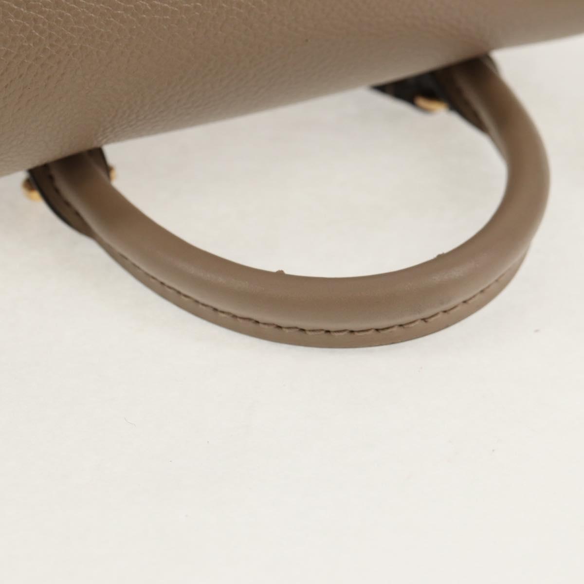 LOUIS VUITTON Monogram Empreinte Montsouris PM Bag Bronze M45410 LV Auth hk3223AM