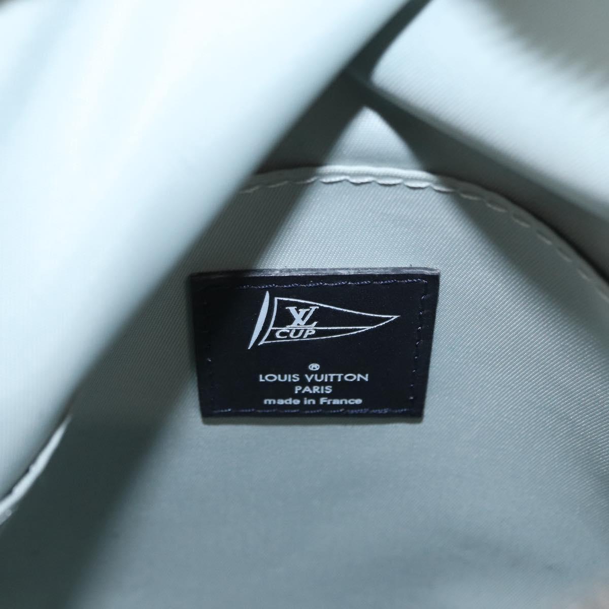 LOUIS VUITTON LV Cup Solent Shoulder Bag Coated Canvas Blue M80707 Auth hk3226