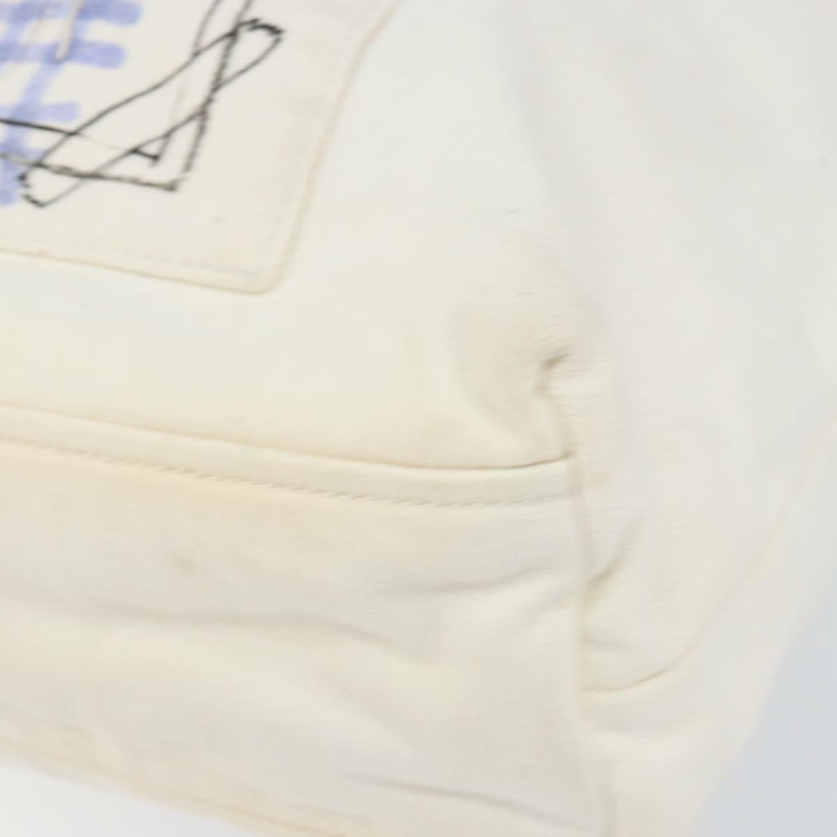 Miu Miu Spring/Summer 2016 Collection ERI WAKIYAMA Bag Canvas White Auth hk3236