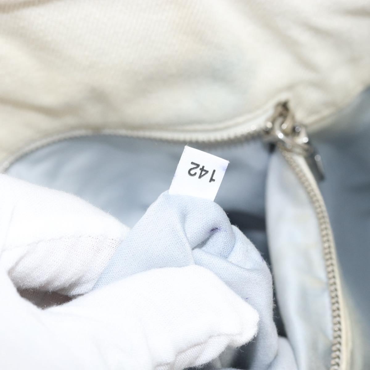 Miu Miu Spring/Summer 2016 Collection ERI WAKIYAMA Bag Canvas White Auth hk3236