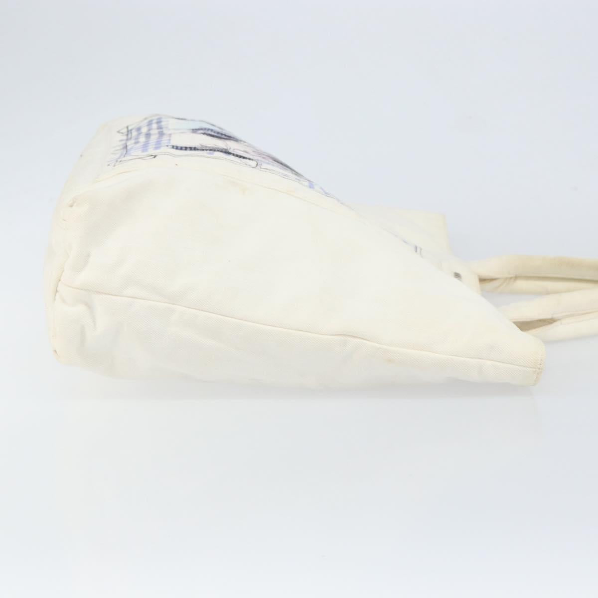 Miu Miu Spring/Summer 2016 Collection ERI WAKIYAMA Bag Canvas White Auth hk3236