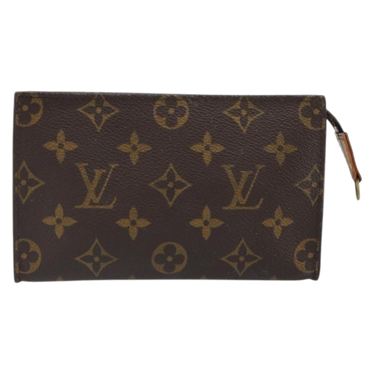 LOUIS VUITTON Monogram Bucket PM Accessory Pouch LV Auth hk3239
