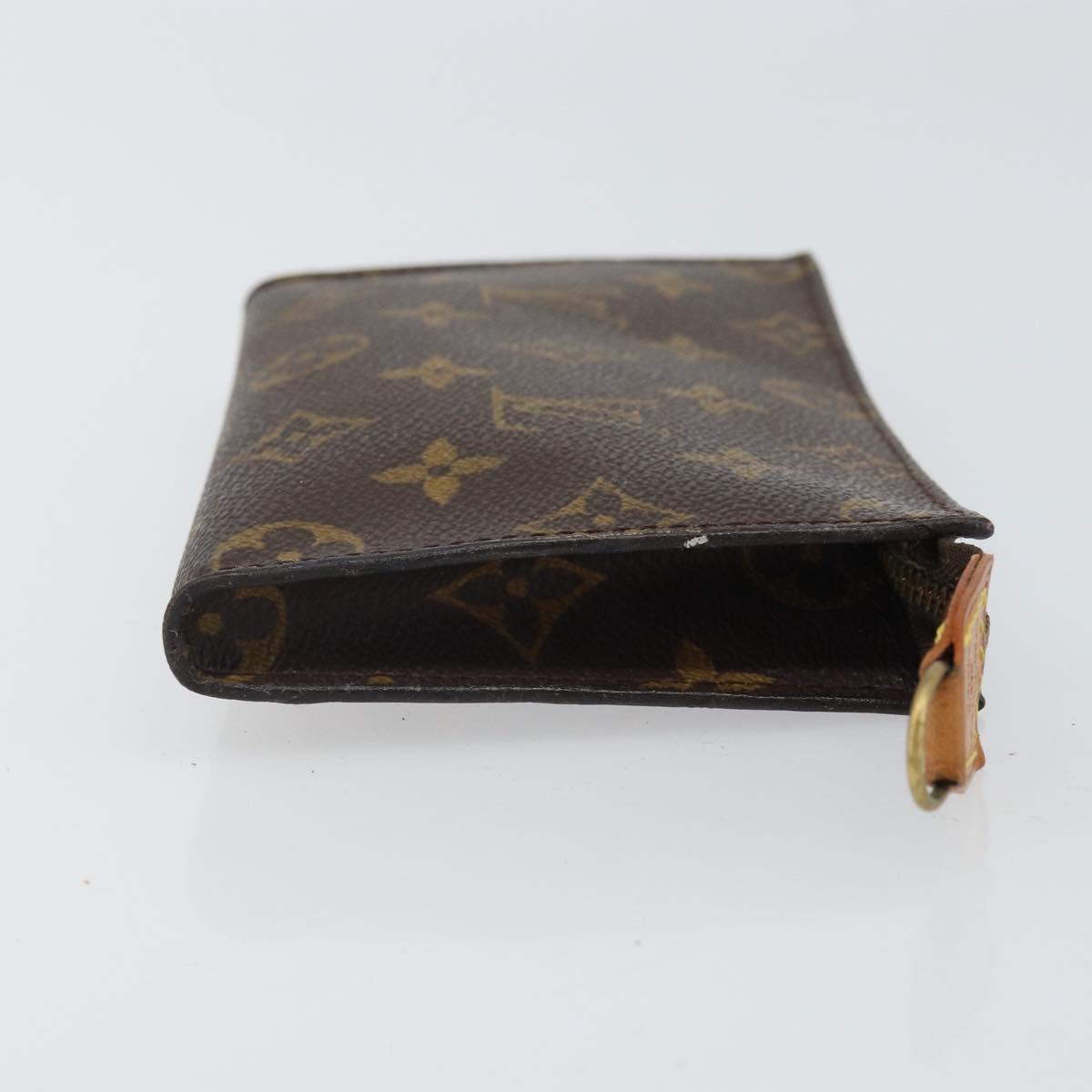 LOUIS VUITTON Monogram Bucket PM Accessory Pouch LV Auth hk3239