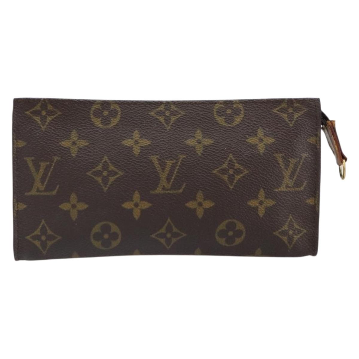 LOUIS VUITTON Monogram Bucket GM Accessory Pouch LV Auth hk3240