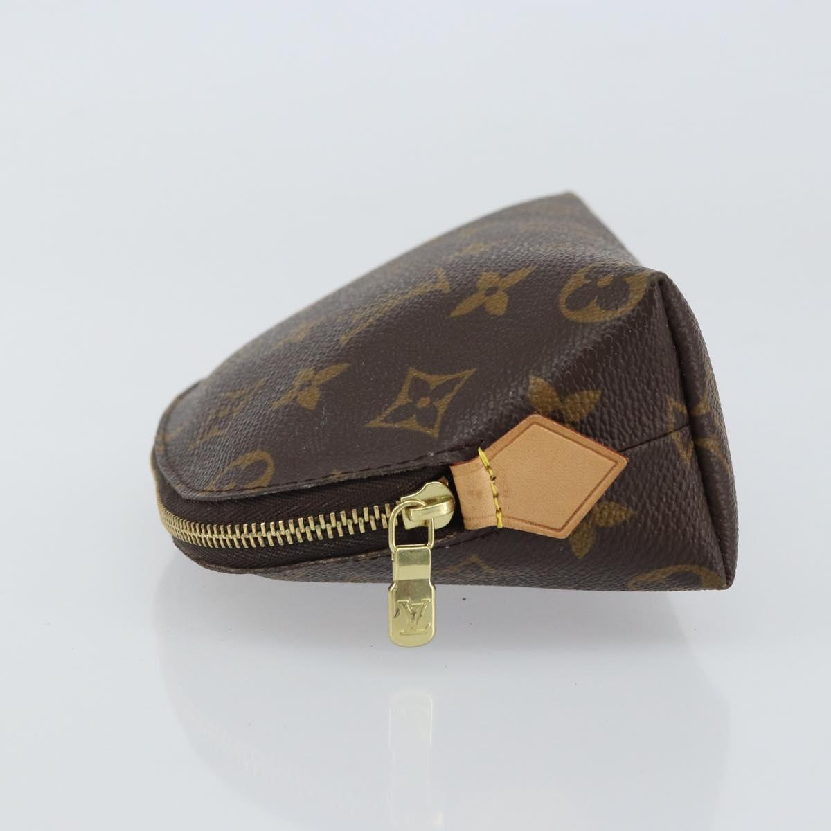 LOUIS VUITTON Monogram Pochette Cosmetic PM Pouch M43998 LV Auth hk3241