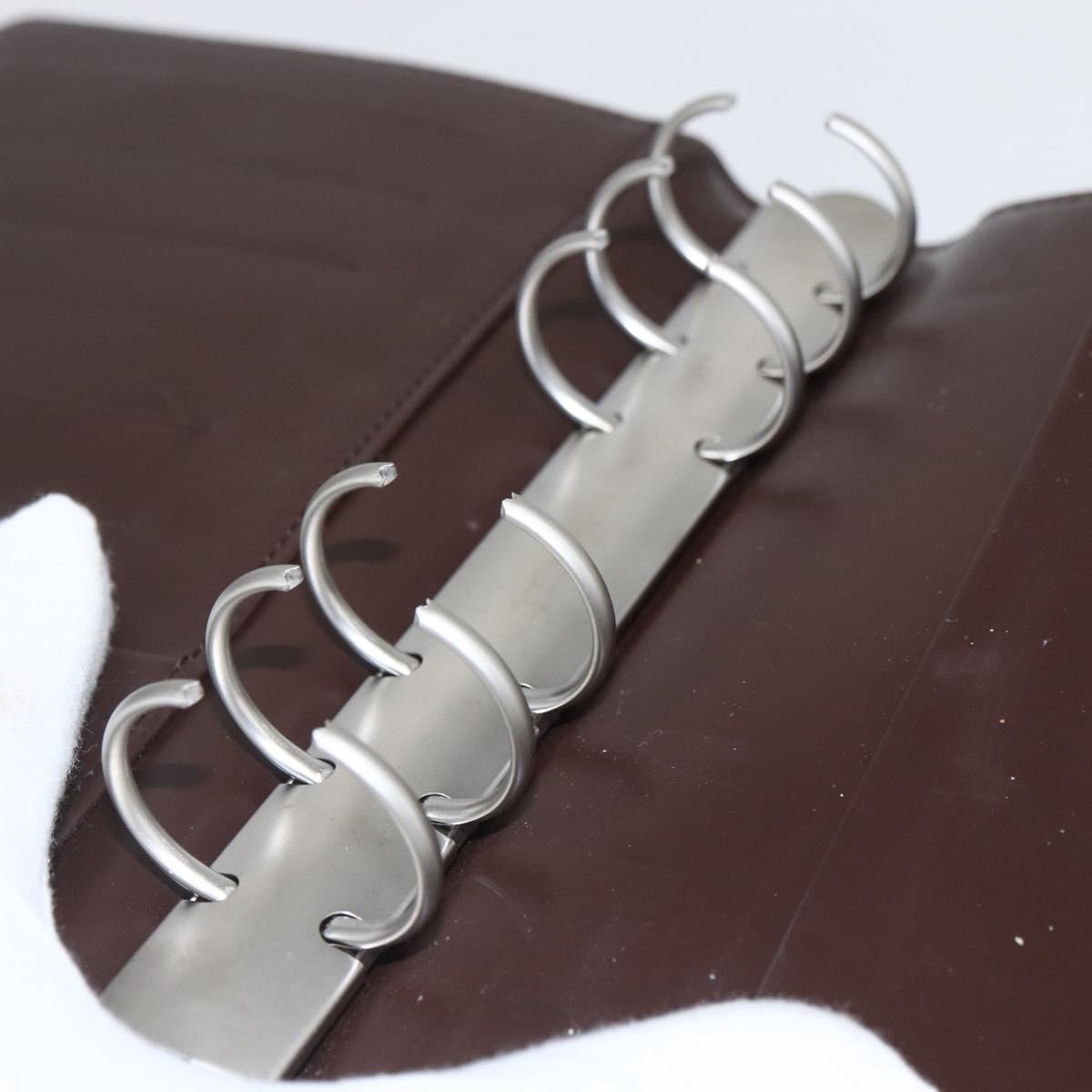 LOUIS VUITTON Epi Agenda MM Day Planner Cover Mocha R2004D LV Auth hk3243