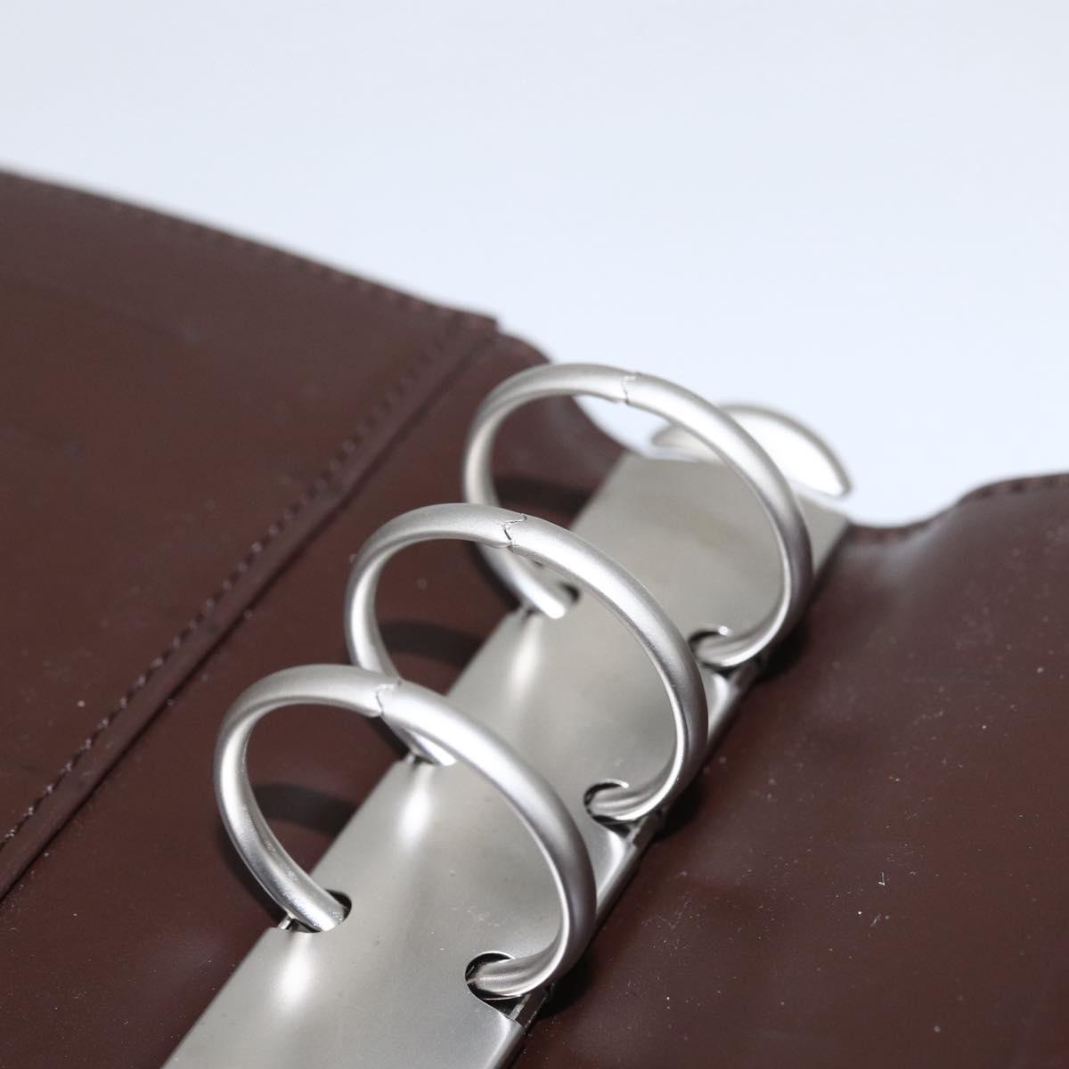 LOUIS VUITTON Epi Agenda MM Day Planner Cover Mocha R2004D LV Auth hk3243