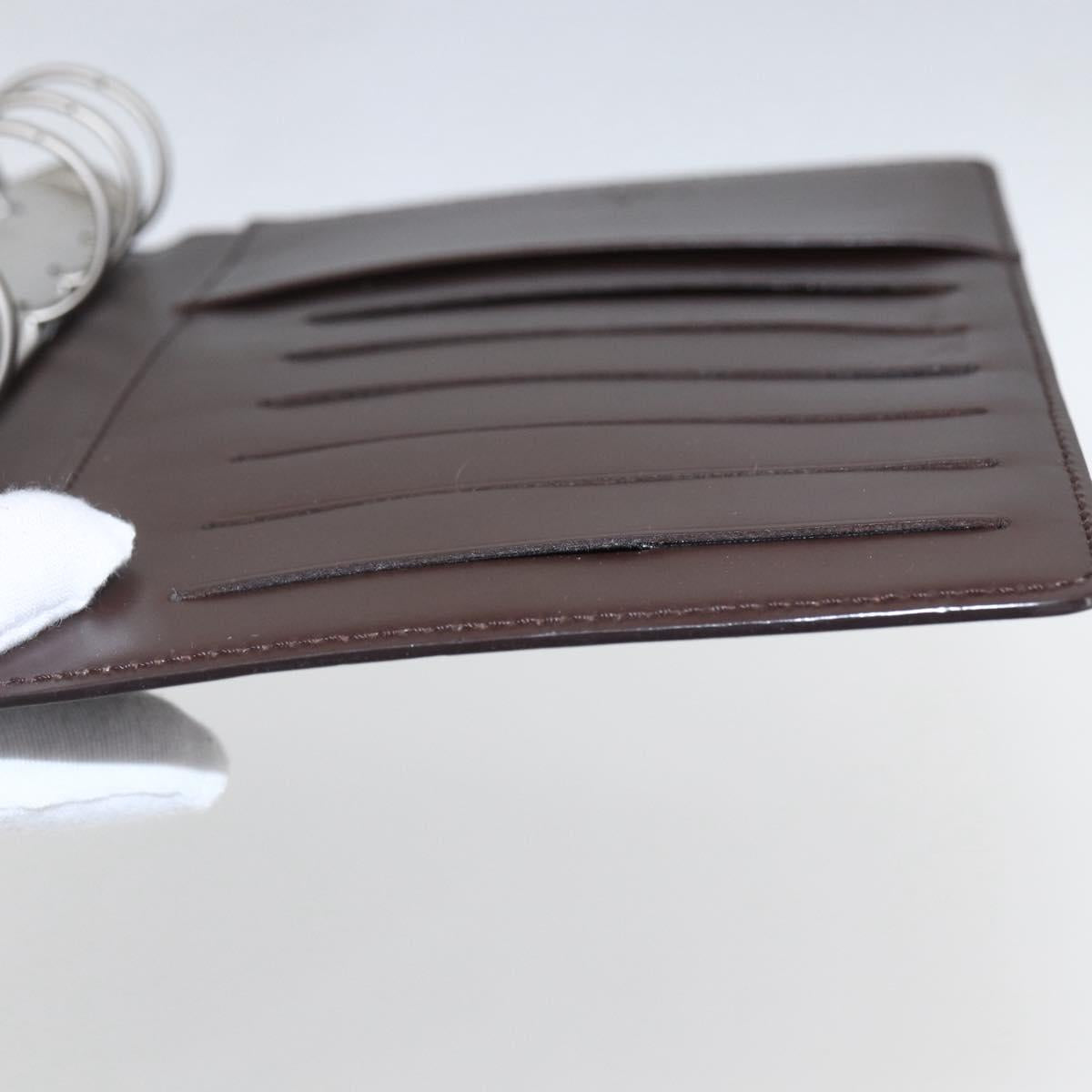 LOUIS VUITTON Epi Agenda MM Day Planner Cover Mocha R2004D LV Auth hk3243