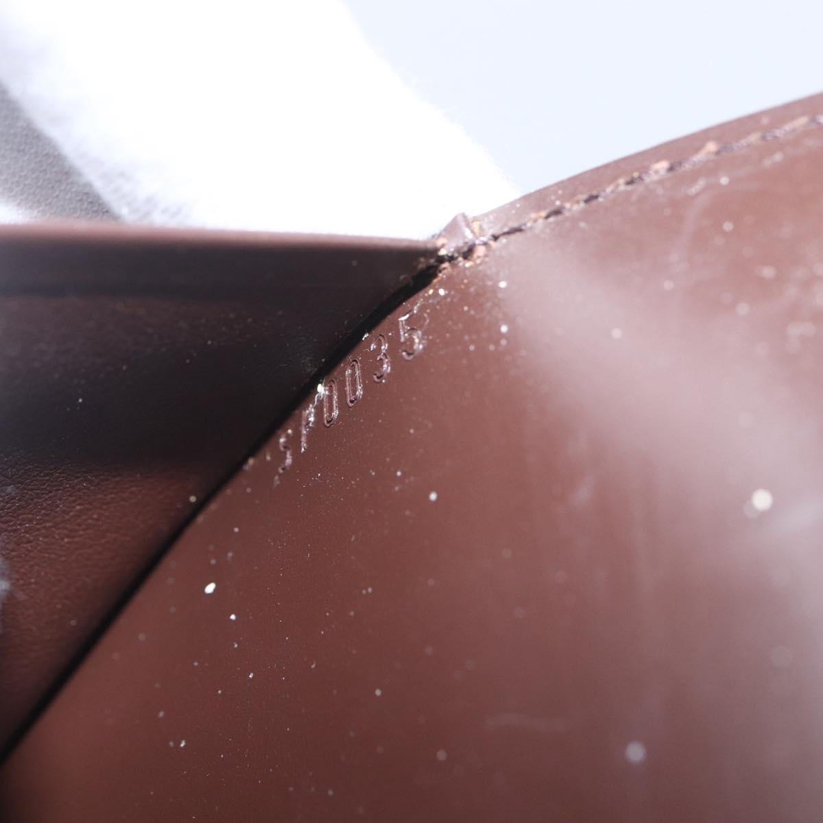 LOUIS VUITTON Epi Agenda MM Day Planner Cover Mocha R2004D LV Auth hk3243