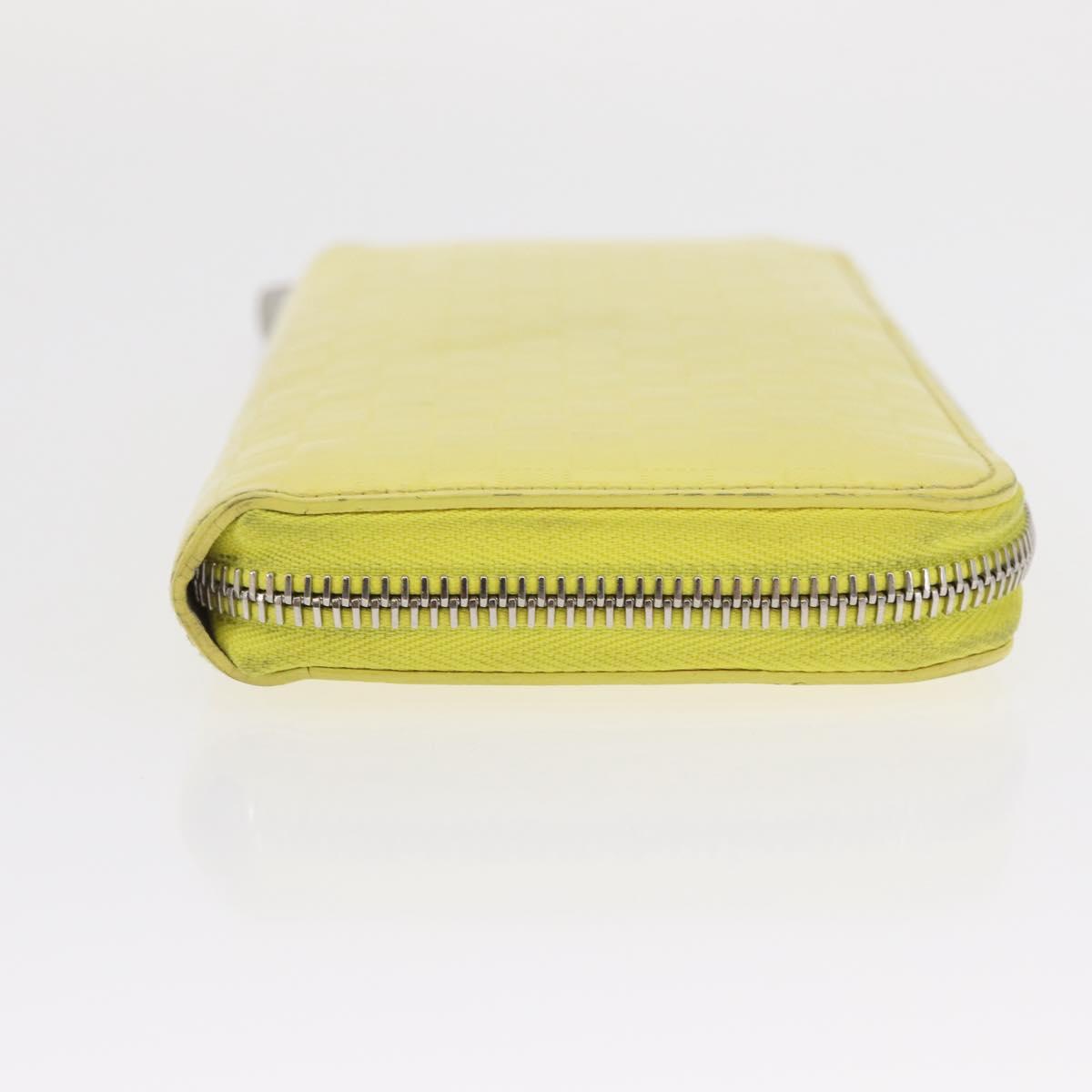 LOUIS VUITTON Damier Facet Zippy Wallet Long Wallet Yellow M94401 LV Auth hk3246