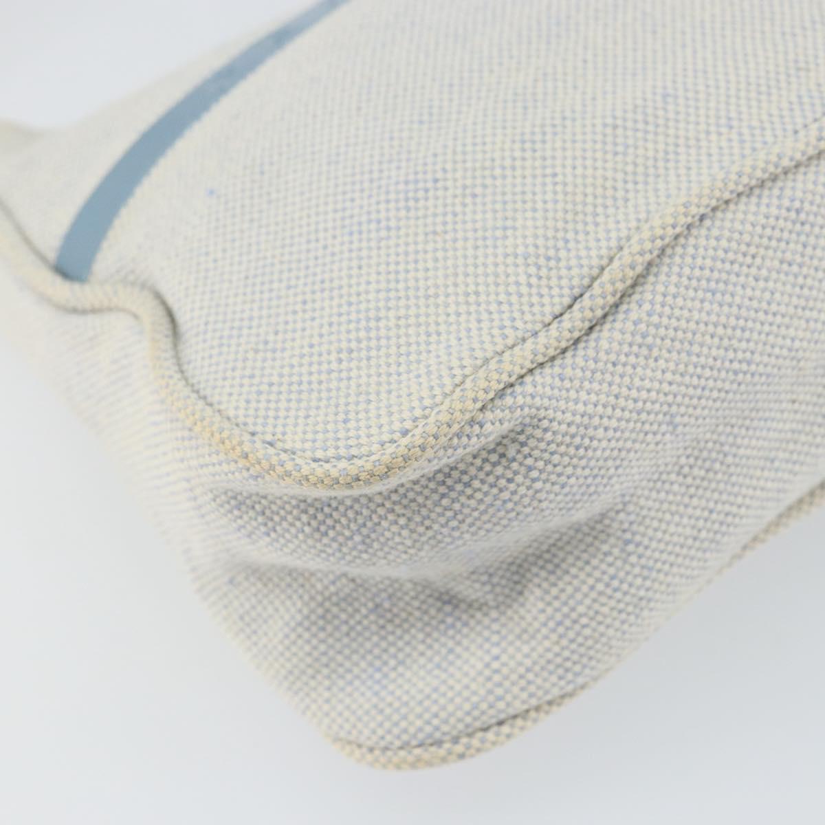 PRADA Sports Hand Bag Canvas Gray Blue Auth hk3257