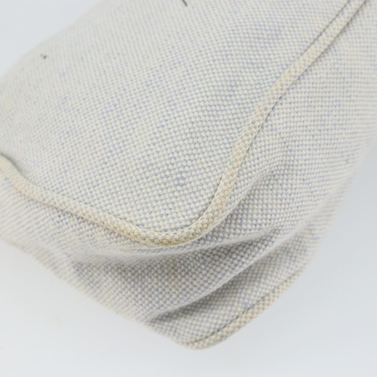 PRADA Sports Hand Bag Canvas Gray Blue Auth hk3257