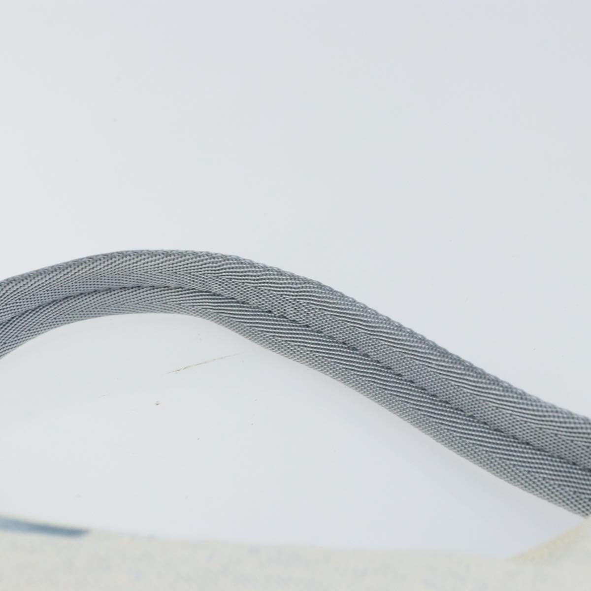 PRADA Sports Hand Bag Canvas Gray Blue Auth hk3257