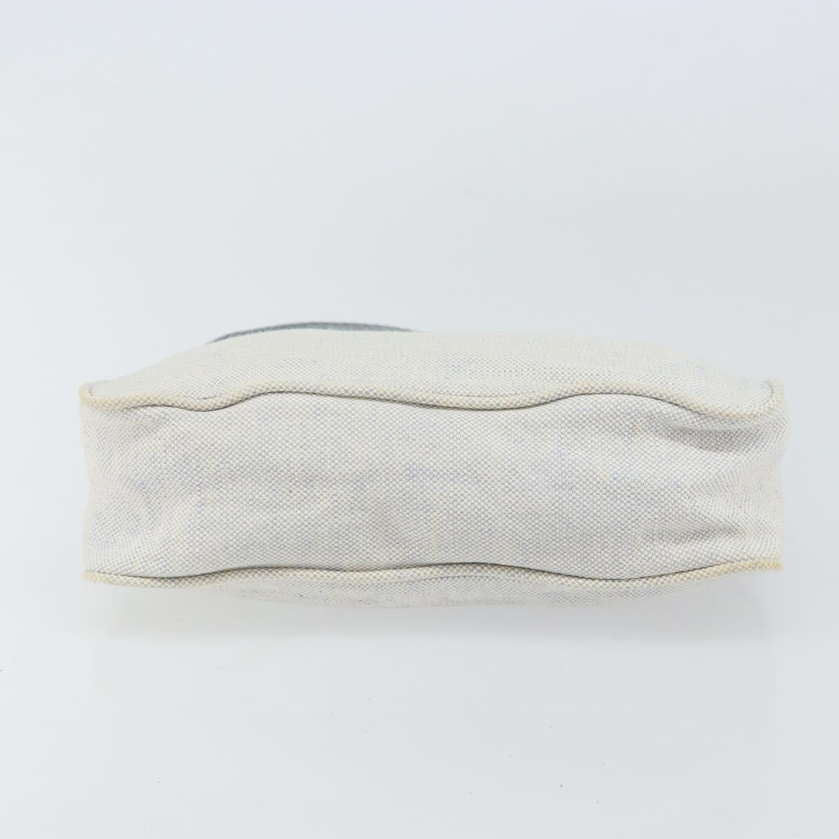 PRADA Sports Hand Bag Canvas Gray Blue Auth hk3257