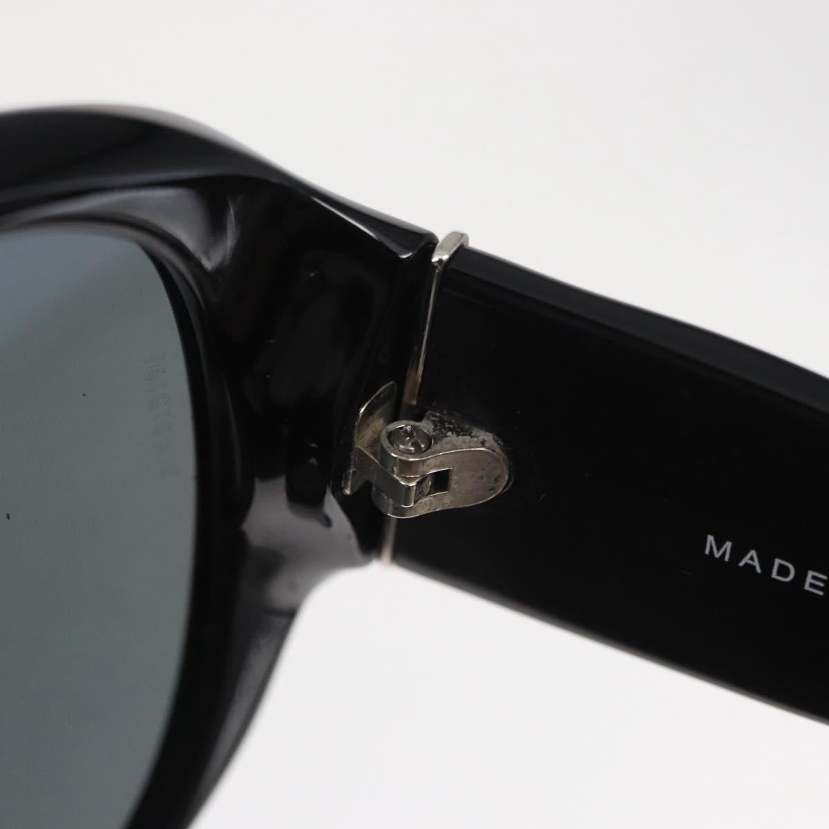 CHANEL Sunglasses plastic Black CC Auth hk3263