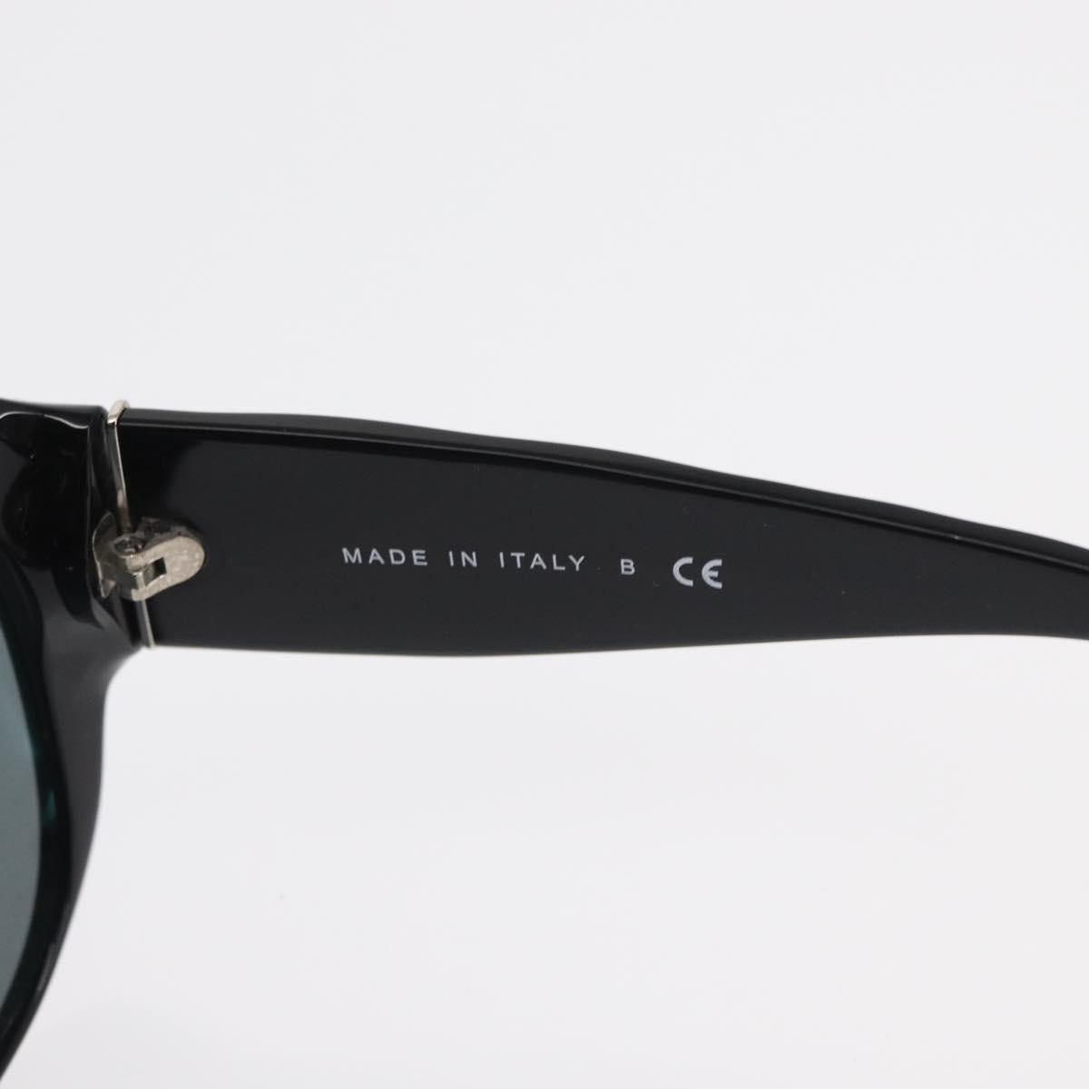 CHANEL Sunglasses plastic Black CC Auth hk3263