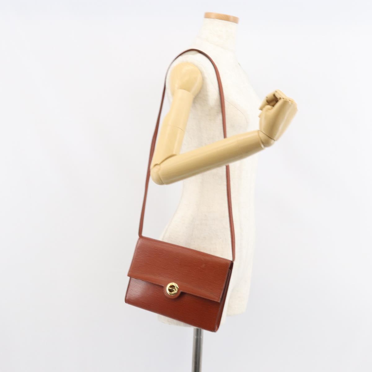 LOUIS VUITTON Epi Arsch Shoulder Bag 2Way Brown M52573 LV Auth hk3267