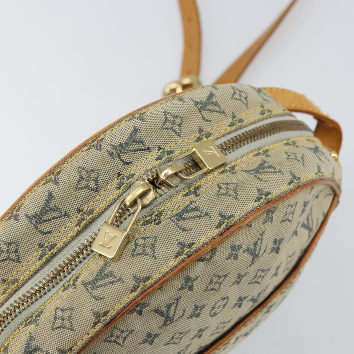 LOUIS VUITTON Monogram Mini Jeanne GM Shoulder Bag Blue M92000 LV Auth hk3271