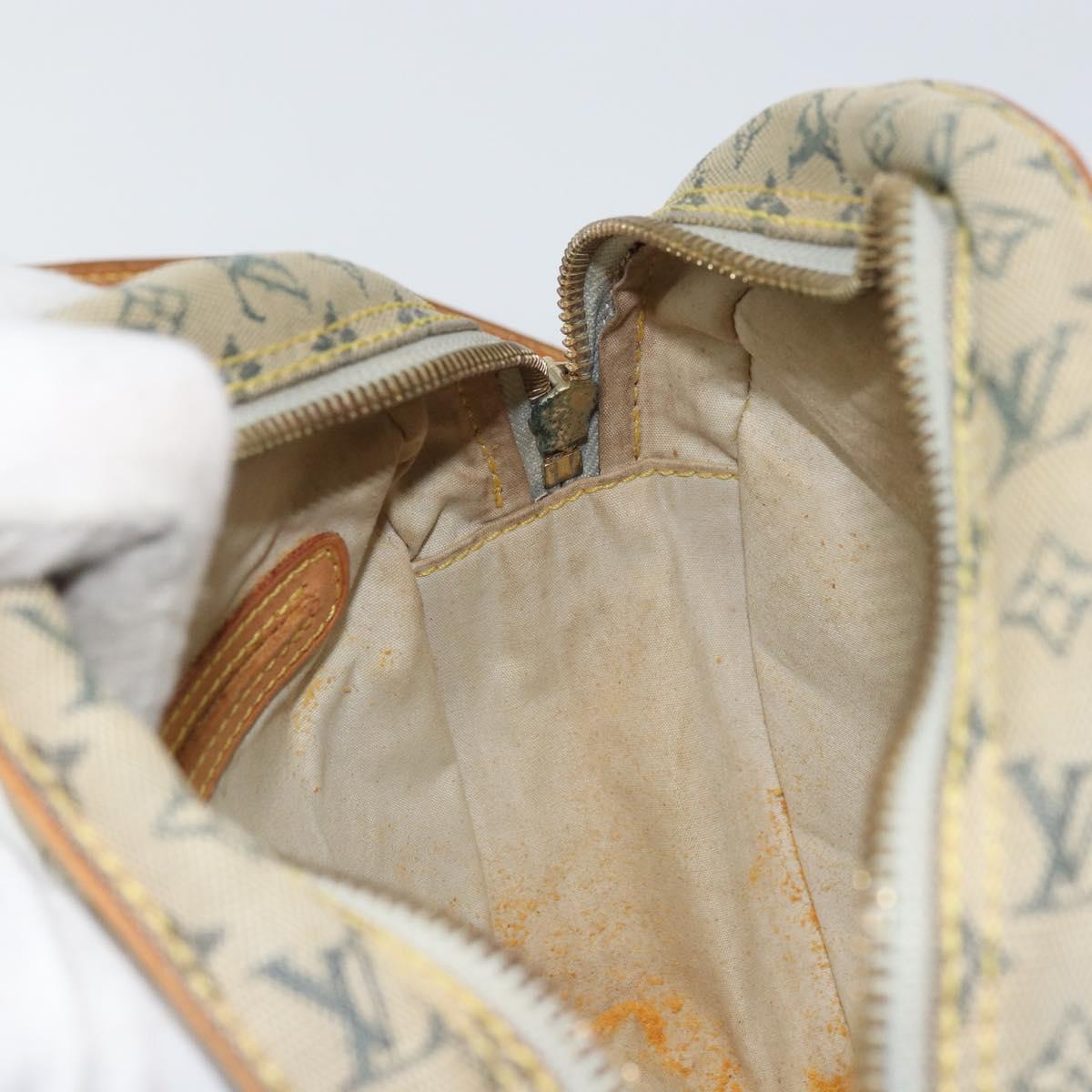 LOUIS VUITTON Monogram Mini Jeanne GM Shoulder Bag Blue M92000 LV Auth hk3271