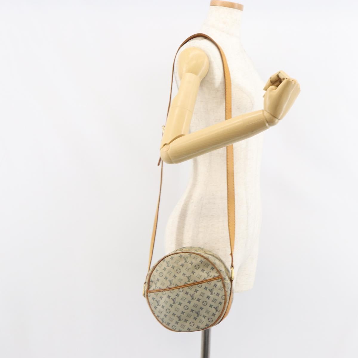 LOUIS VUITTON Monogram Mini Jeanne GM Shoulder Bag Blue M92000 LV Auth hk3271